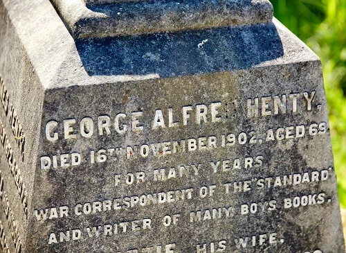 The inscription on George’s memorial