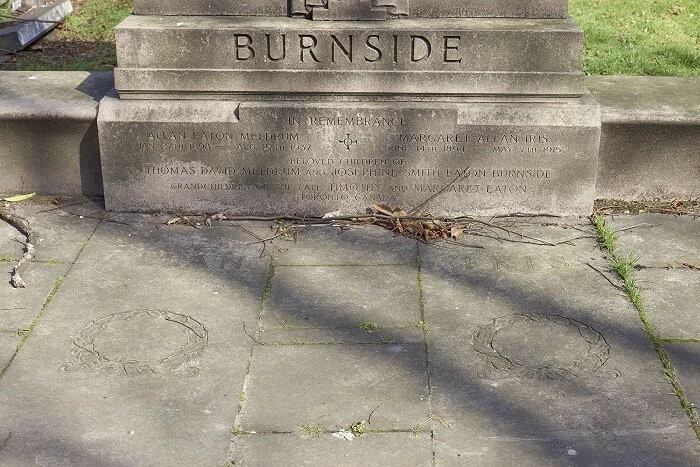 Iris Burnside grave details