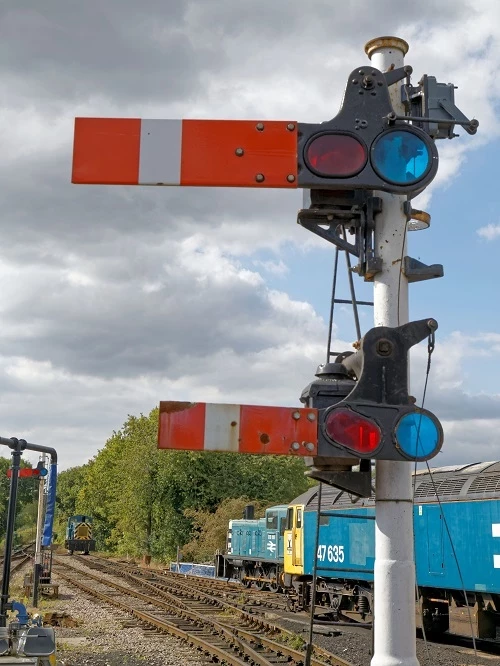 Semaphore signals are still used on the rail network today.