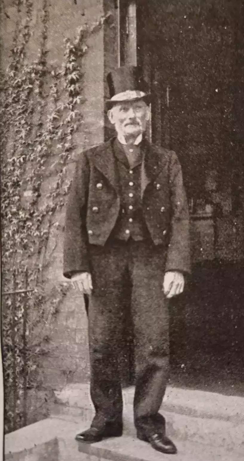 Mr Winbridge, the Gatekeeper at Victoria Lodge