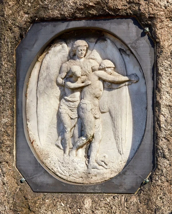 The bas relief on Samuel’s memorial