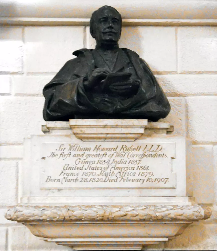  William Russell's memorial at St Paul's Cathedral