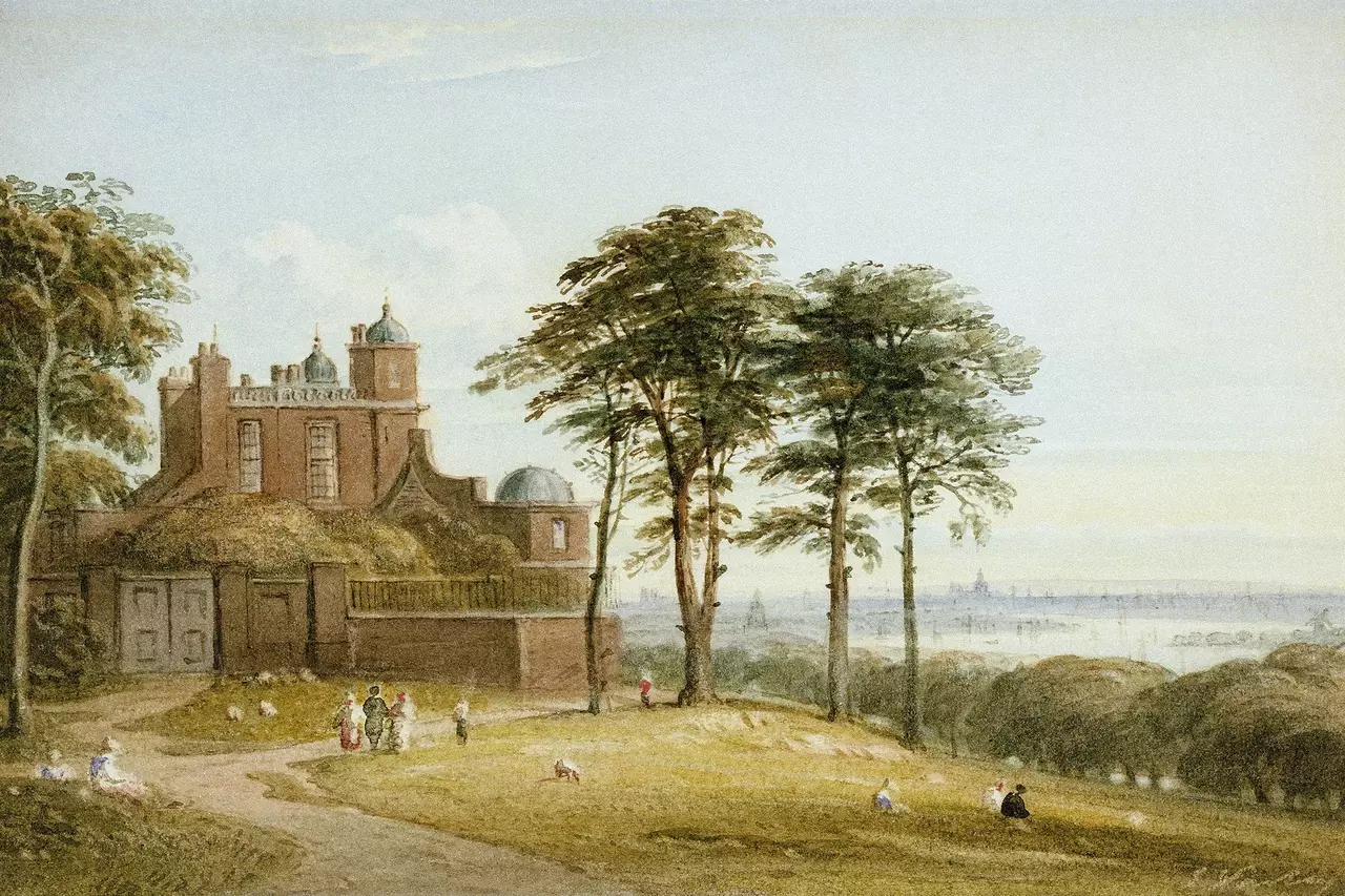 Painting of the Royal Observatory by John Varley, c.1830