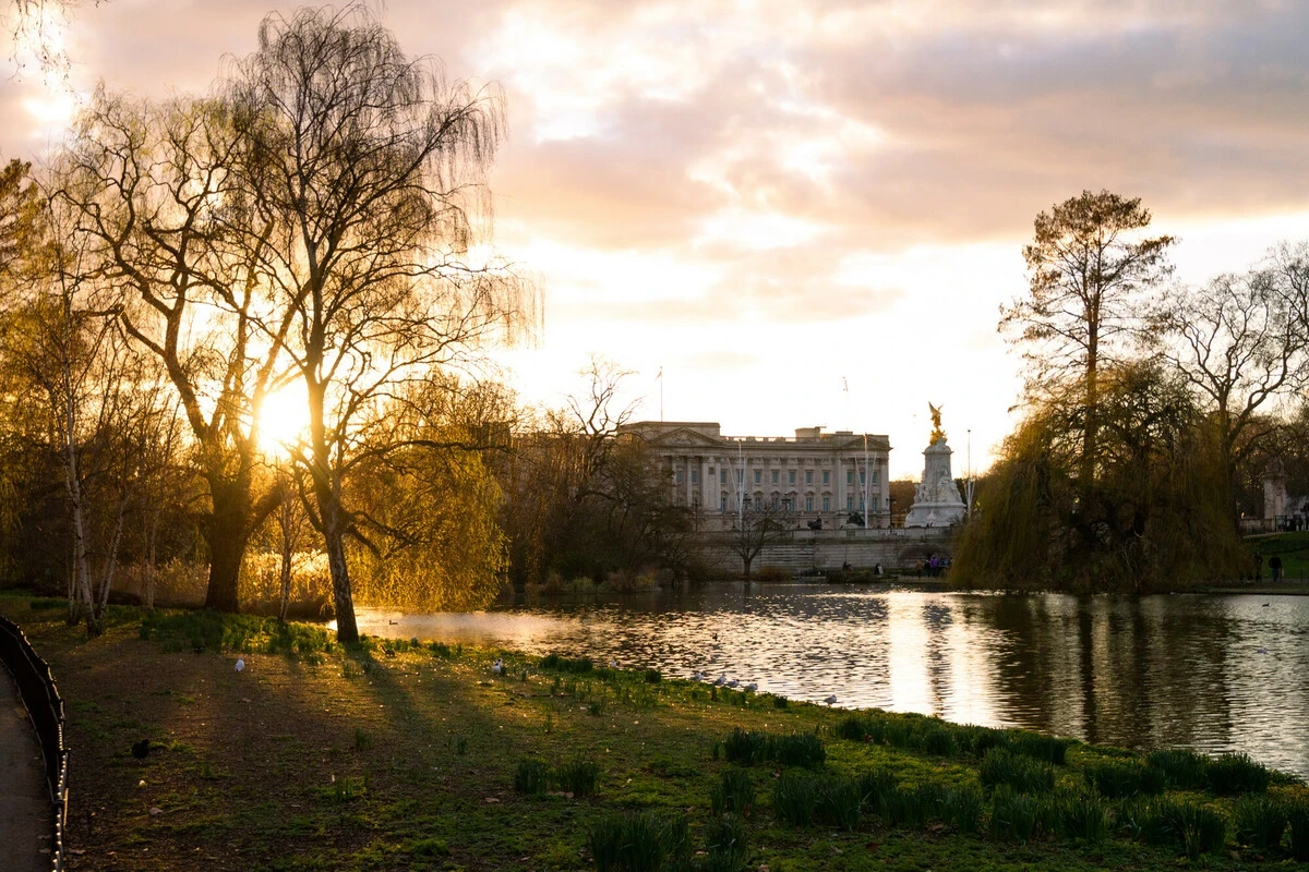 St. James's Park in winter