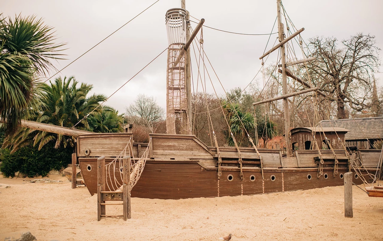 Pirate ship in the Diana, Princess of Wales Memorial Playground
