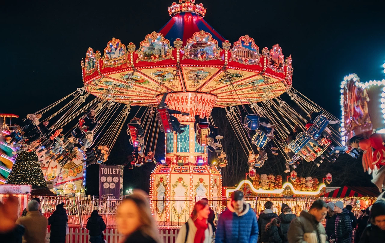 Traditional rides at Winter Wonderland