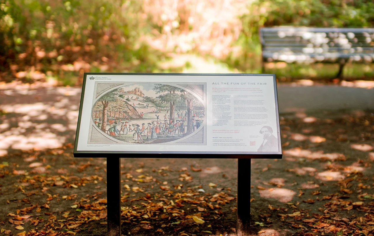 Greenwich Park Revealed new signage