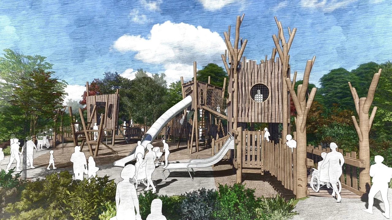 Diana memorial playground tree encampment renewal