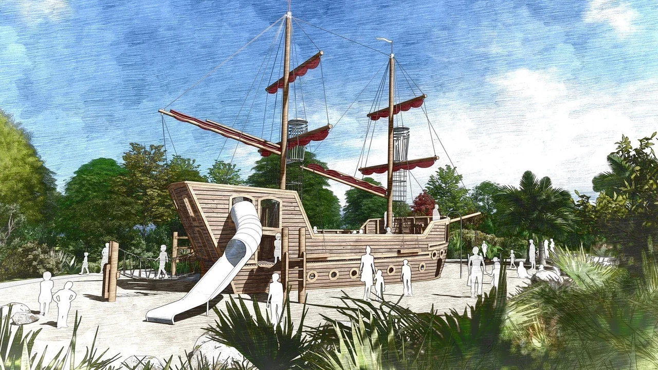 Diana memorial playground galleon