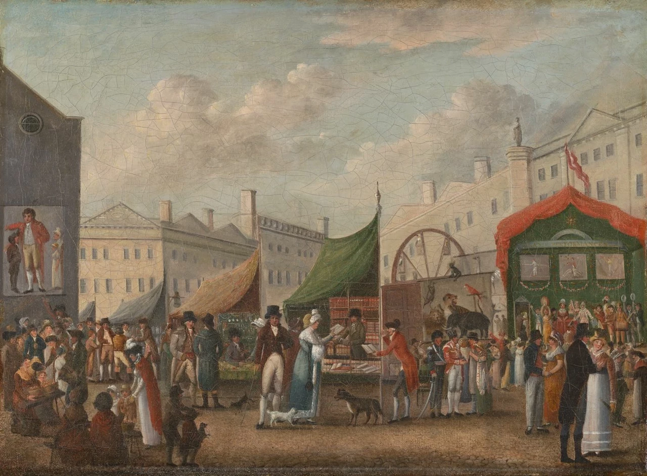 Attributed to Maria Spilsbury, Greenwich Fair, c. 1800