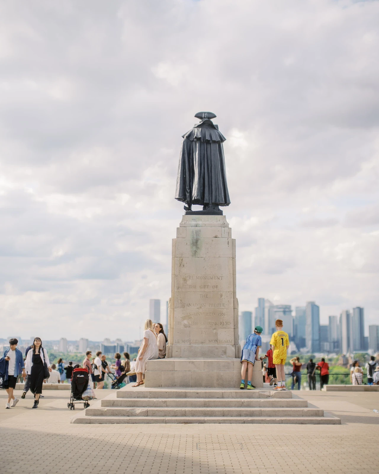 General Wolfe Statue Portrait