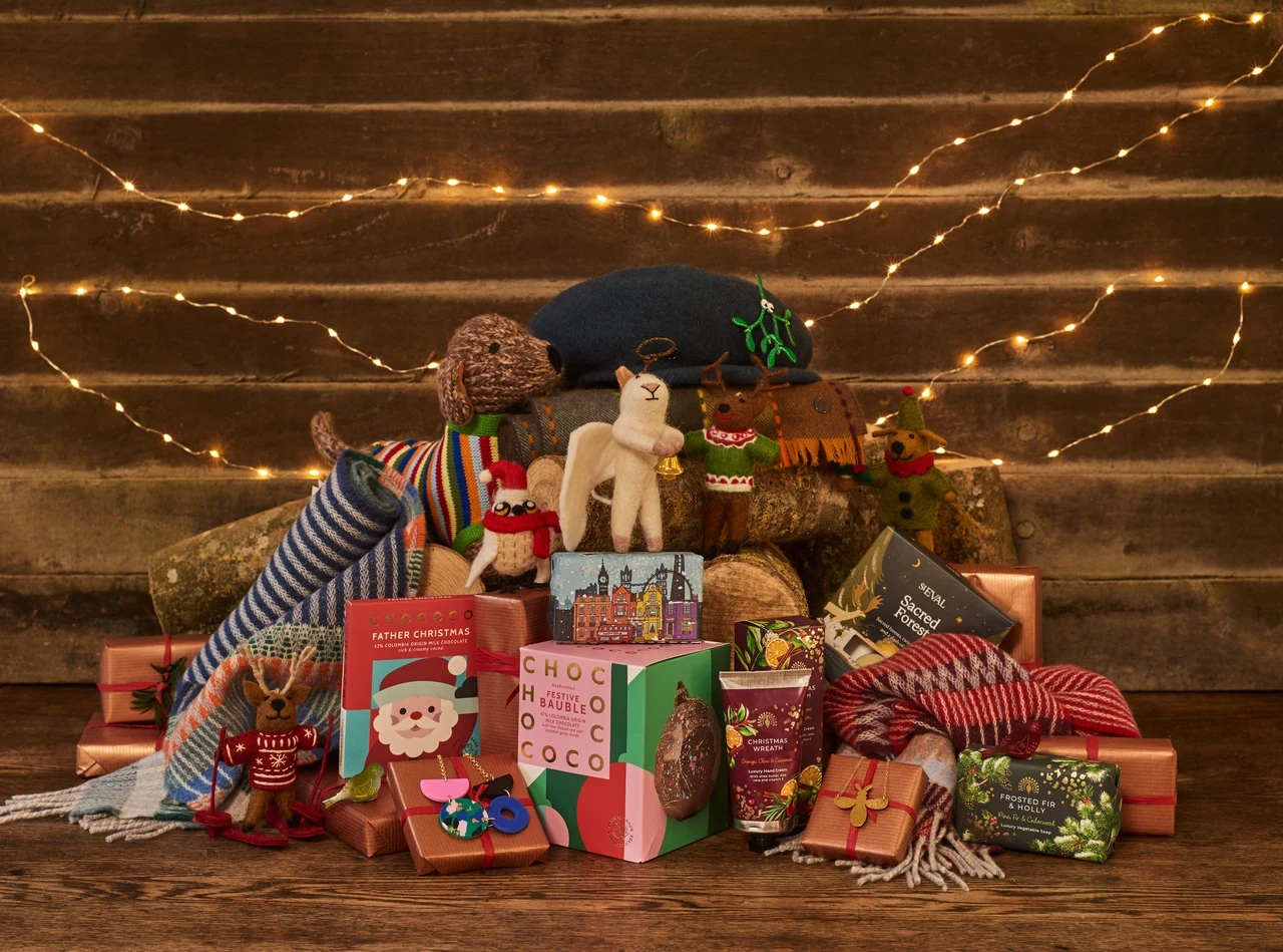 The Royal Parks Christmas Gifting display