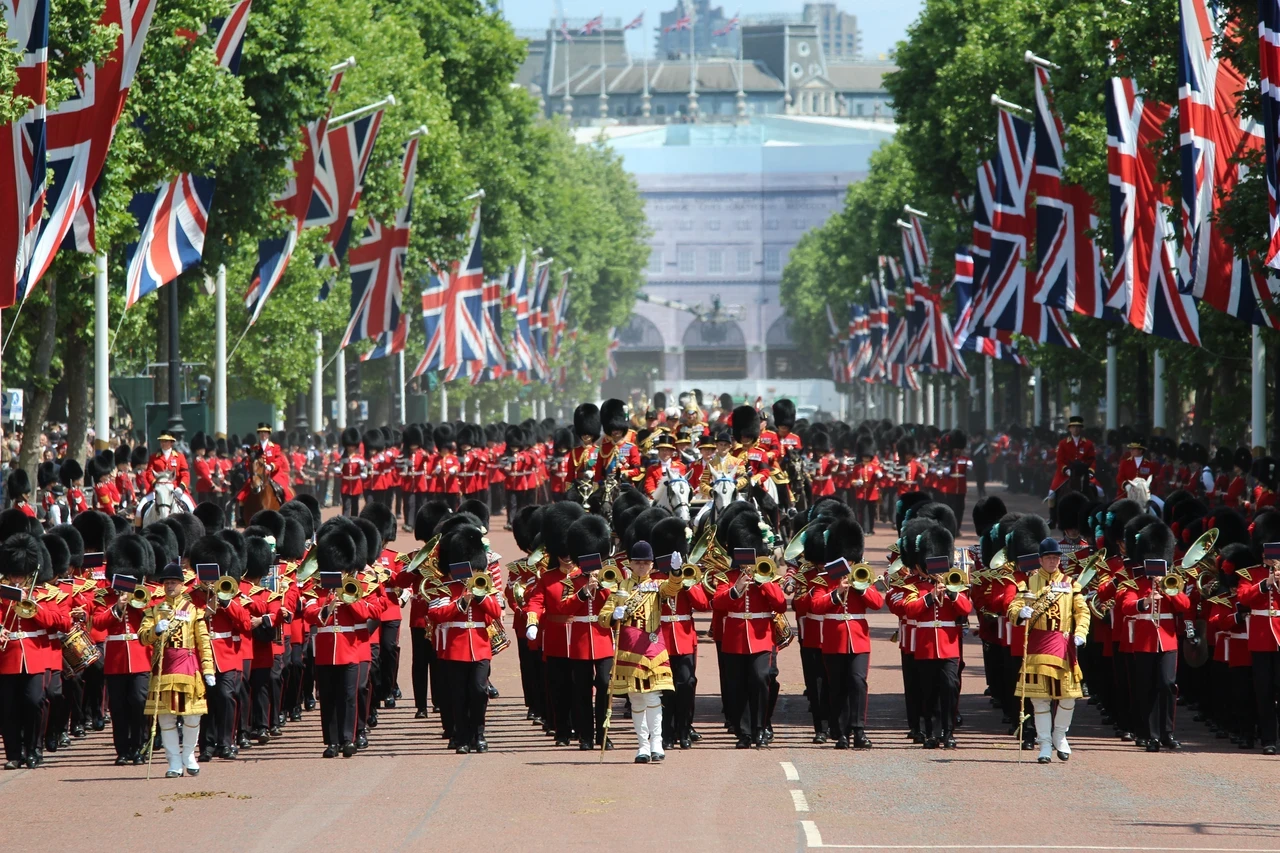 Trooping the colour parade 