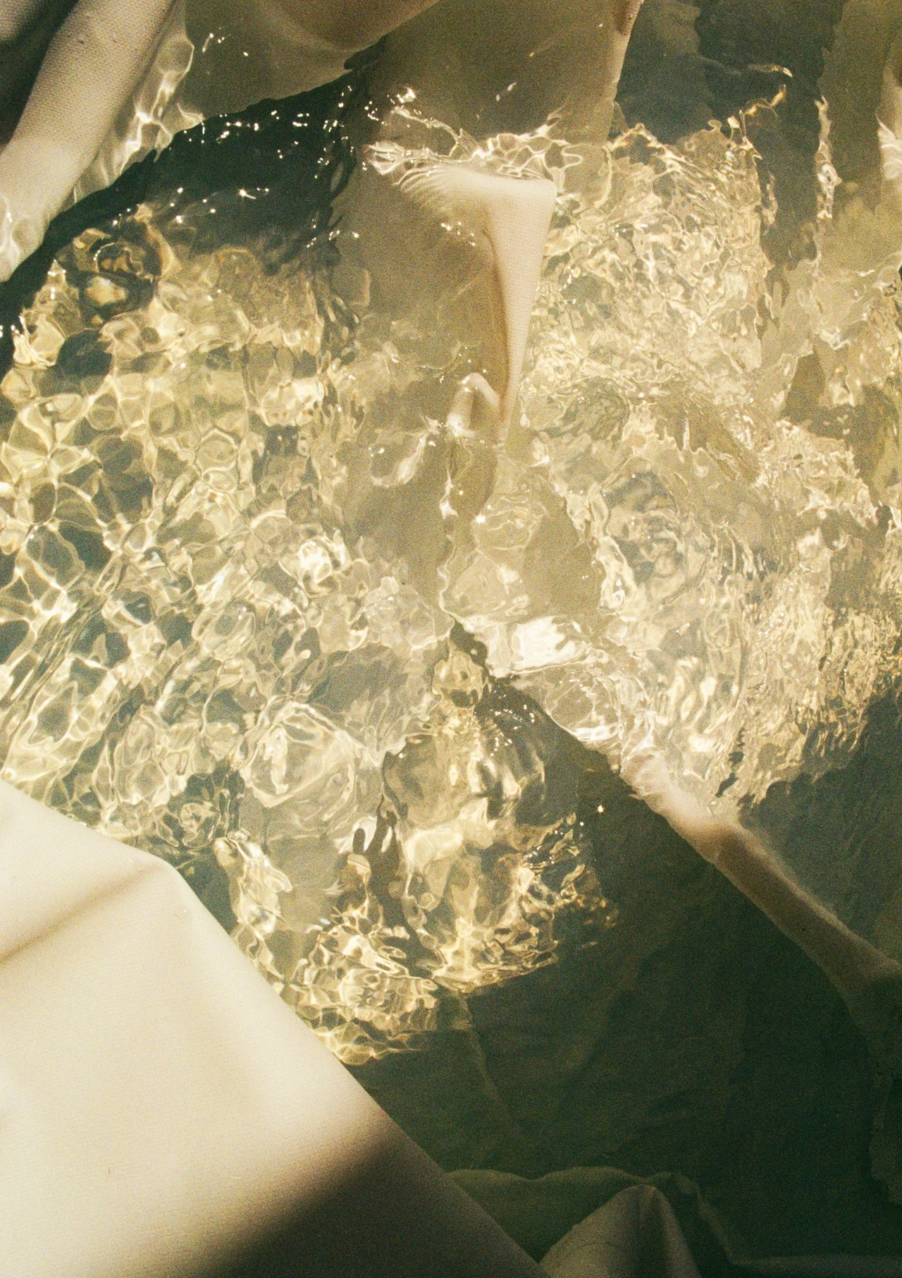 Artwork based in water by artist Leah Clements