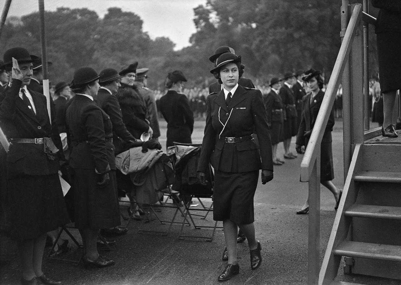 Sea Ranger Commodore Princess Elizabeth attending a Rangers event in Hyde Park