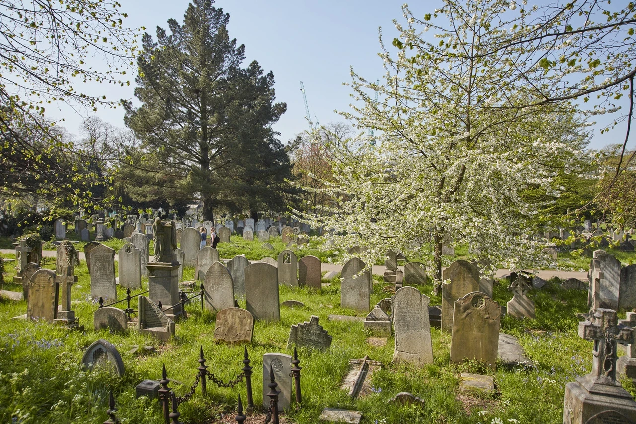 Spring in Brompton Cemetery