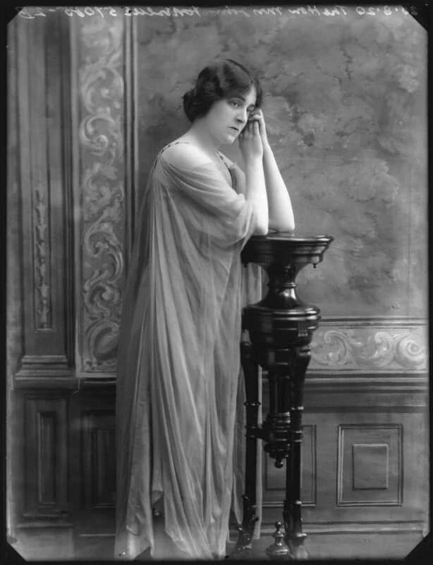 Winifred, Lady Fortescue, photographed by Bassano Ltd in 1920