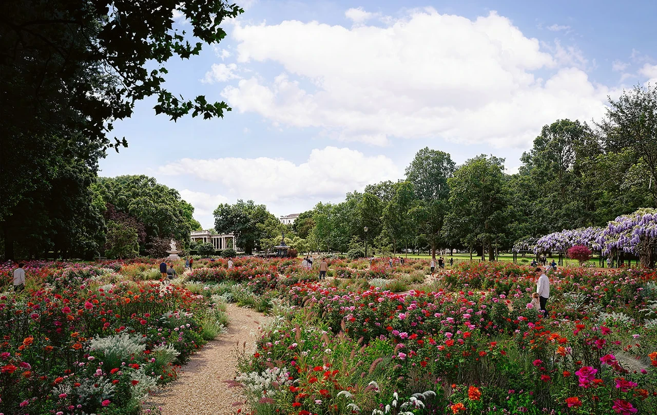 Hyde Park Rose Gardens (concept art)