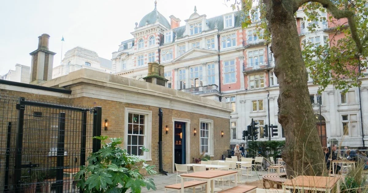 Café at Storey's Gate in London